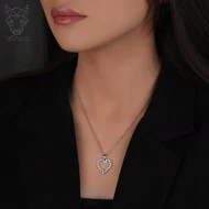 گردنبنداستیل با آویز قلب