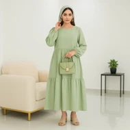 پیراهن بلند مشکی زنانه