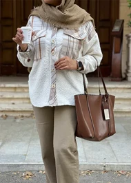 شومیز چهار خونه تدی