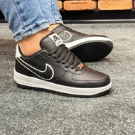کتانی نایک ایرفورس مردانه nike air force رنگ مشکی زیره سفید
