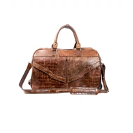 ساک مسافرتی چرخ دار چرم کروکو مدل آندس