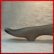 جوراب توری گل‌دار ژله ای ترک 1174