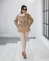 بارانی پاییزه زنانه