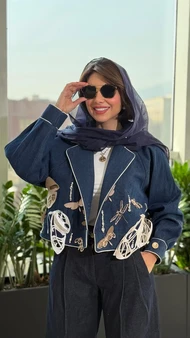 کت اسپرت پروانه جین