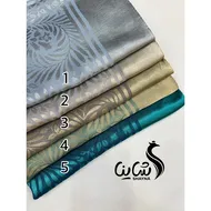روسری ساتن طرح دار زنانه