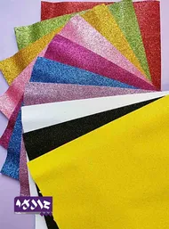 فوم اکلیلی ده رنگ چسب دار A4