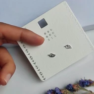 گوشواره میخی نقره استرلینگ 925 طرح برگ ظریف (برند سیکس)