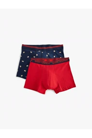 با مضمون کریسمس Fit Cotton 2 Boxer Set 5WLM90088MK