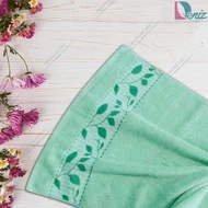 حوله دستی طرح رابینز رنگ فیروزه ای