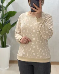 بلوز دورس طرح گل زنانه