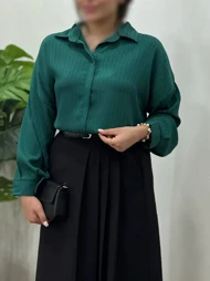 شومیز ساتن ابریشم سیمین