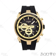 ساعت سیتیزن مردانه سه موتوره بند رابر مشکی 106279