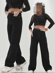 شلوار راسته رنگی