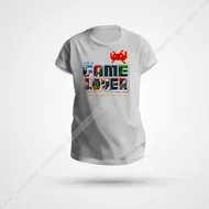تیشرت گیمینگ طرح Game LOver
