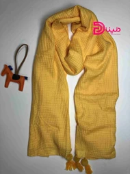 شال پلیسه وارداتی مربعی نخی