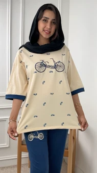 تی‌شرت و شلوار نخ و پنبه