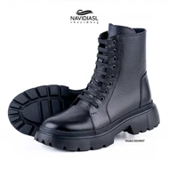 نیم بوت زنانه چرم اسپرت کد 2024007