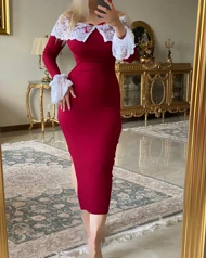 پیراهن ماکسی کبریتی زنانه