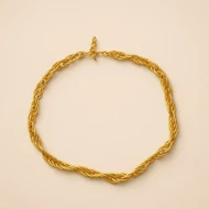 گردنبند زنجیری طلایی زنانه