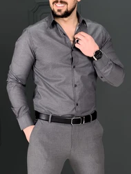 پیراهن 031414 AKOMOD طوسی