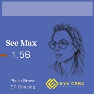 عدسی طبی فتوکرومیک سی مکس See Max 1.56 PHOTOCHOROMIC/SPIN COAT/BROWN/ANTY GLARE