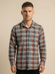 پیراهن پشمی مردانه چارخونه