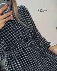 پیراهن حریر چپ و راستی ماکسی 3