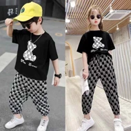 تیشرت شلوارمشکی مدل خرسی