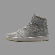 نایکی جردن 1 کاز طوسی تیره ساق‌دار Air Jordan 1 OG High Kaws Dark Gray