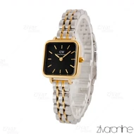 ساعت دنیل ولینگتون زنانه دو رنگ طلایی صفحه مشکی 104820