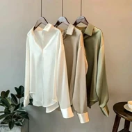 شومیز ساتن وارداتی زنانه
