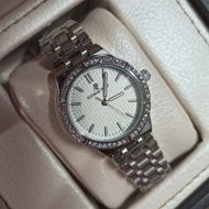 ساعت مچی زنانه طرح AP موتور ژاپن صفحه سفید کیفیت A+++