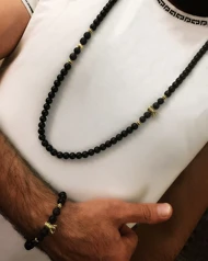 رولباسی و دستبند تاج اونیکس