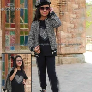 ست پلنگی سویشرتشلوارتیشرتکلاه