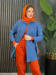 مانتو لینن نهال کد 1622