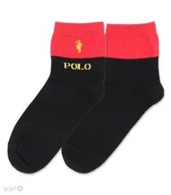 جوراب نیم ساق گلدوزی کد 40020 طرح Polo