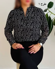 شومیز حریر دو دگمه 3