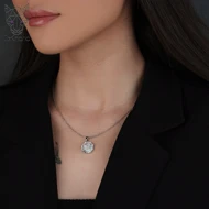 گردنبند ورق  استیل پروانه