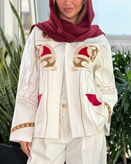 کت گلدوزی
