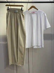 ست تیشرت شلوار ساده
