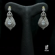 گوشواره جواهری نقره