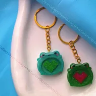 آویز قورباغه رزینی