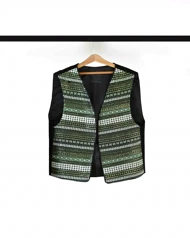 جلیقه سوزندوزی سبز