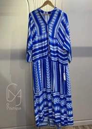 پیراهن ساحلی یقه هفت