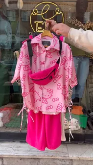 مانتو و شلوار چاپی