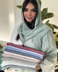 شال حصیری کنفی خنک و سبک