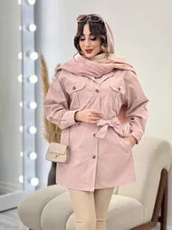 بارانی جیب پیله زنانه