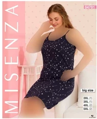 تونیک سایز بزرگ زنانه طرح ماه ستاره
