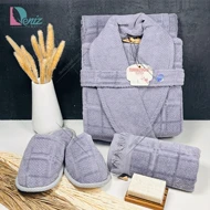حوله ست یک نفره سه تکه مارتا رنگ بنفش