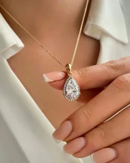 گردنبند جواهری اشک ژوپینگ